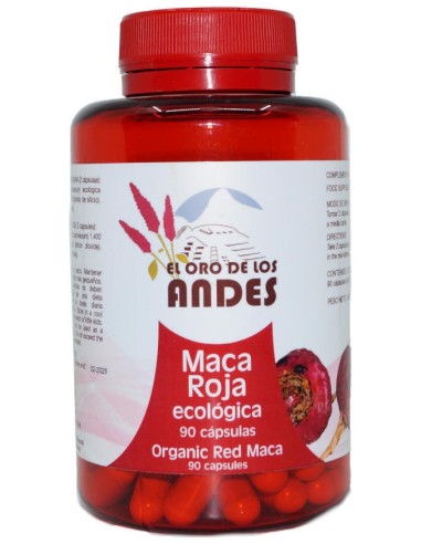 El Oro De Los Andes Maca Roja 700 Mg 90 Cápsulas