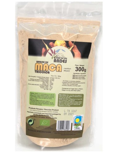 El Oro De Los Andes Maca Polvo Bio 300G