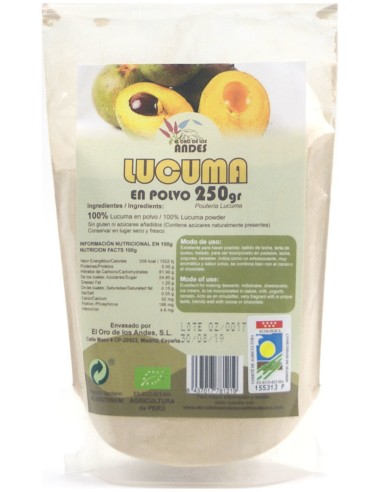 El Oro De Los Andes Lucuma Polvo Eco 250G