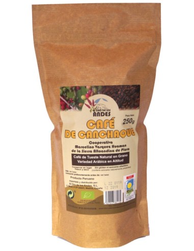 Cafe De Tueste Natural En Grano Peru 250 G