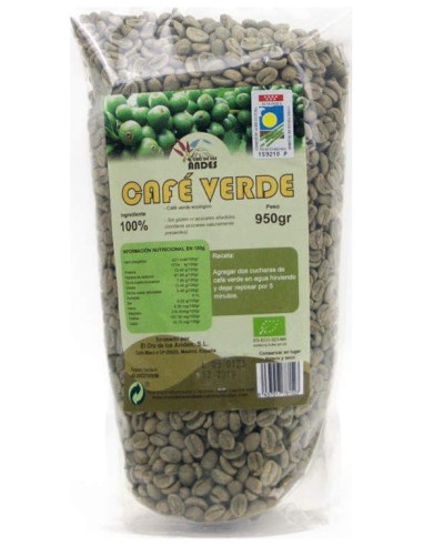 Cafe Verde En Grano 950 G