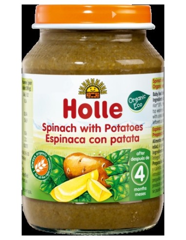 Potito Espinacas Con Patata + 4 Meses 190 G