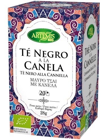 Artemis Bio Té Negro A La Canela 20Uds