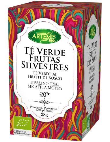 Artemis Té Verde Con Frutas Silvestres 20 Filtros