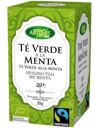 Artemis Te Verde A La Menta Eco 20Filtros