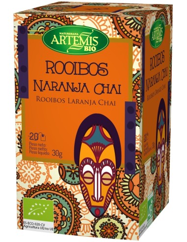 Artemis Rooibos Naranja Chai Bio 20 Bolsitas