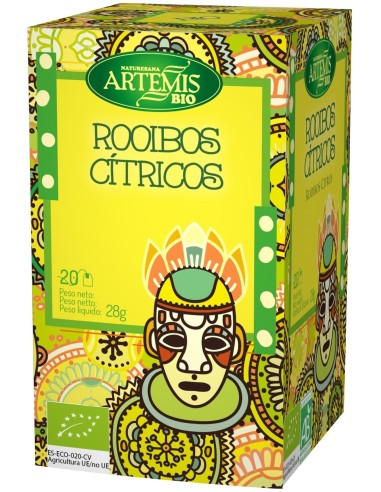 Artemis Rooibos Citricos Bio 20 Bolsitas