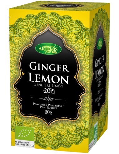 Ginger Lemon 20 Filtros Eco Sin Teina