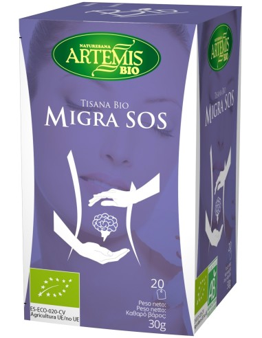 Artemis Migra Sos Mujer Bio 20 Bolsitas