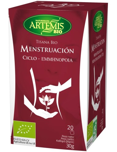 Artemis Menstruación Mujer Bio 20 Bolsitas