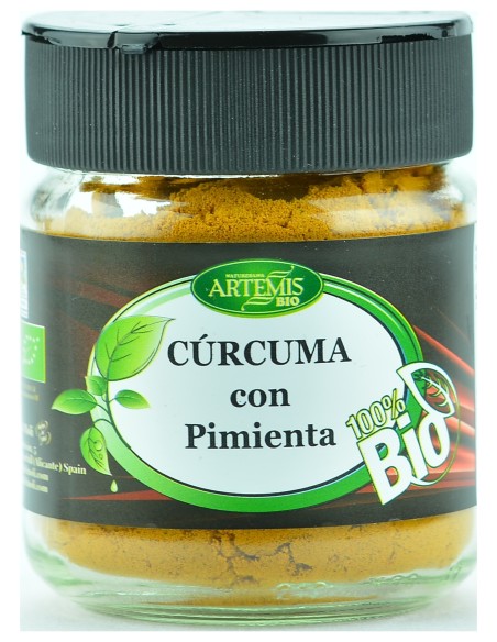 Tarro Grande Curcuma Con Pimienta Eco  80 G