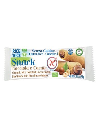 Snack Arroz Con Nocciola Bio 25 G Sin Gluten