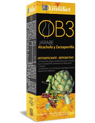 Ob3 Jarabe 0% Azucar 250 Ml