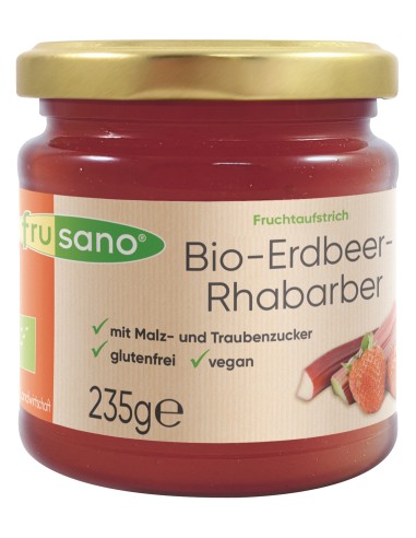 Mermelada De Fresa Con Ruibarbo 235 G