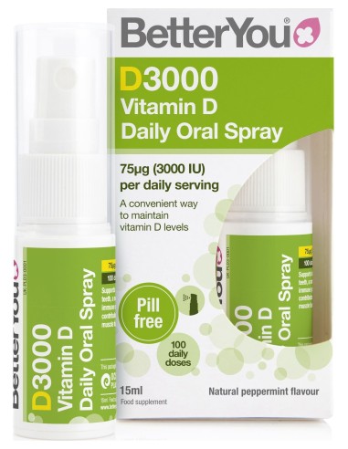 D3000 Vit D En Spray Oral 15 Ml