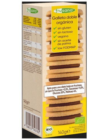 Galleta Doble Organica Sin Gluten 140 G