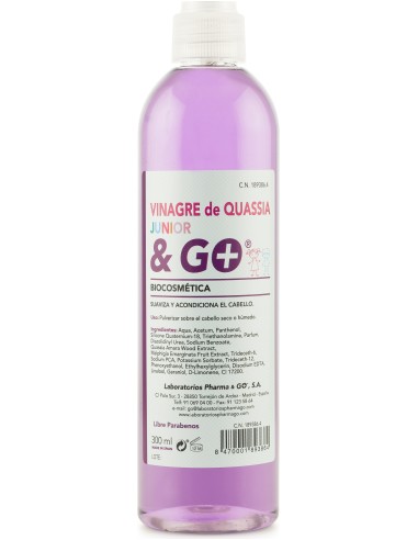 Pharma & Go Vinagre De Quassia Repelente De Piojos 300Ml