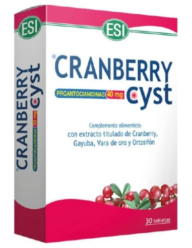 Cranberry Cyst 40 Mg 30 Tabletas