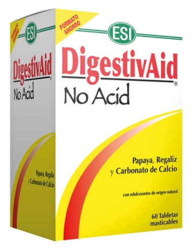 Digestivaid No Acid  60 Tabletas