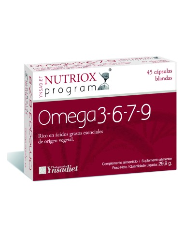 Omega 3-6-7-9  30 Perlas Nutriox