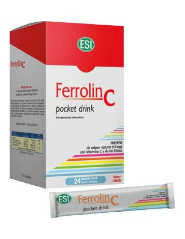 Ferrolin C Pocket Drink 24 Sobres