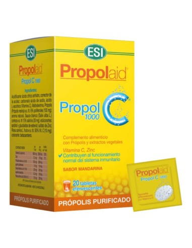 Propol C Efervescente 20 Tabletas 1000 Mg