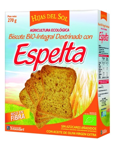 Hijas Del Sol Pan Dextrinado Bio Espelta 270G