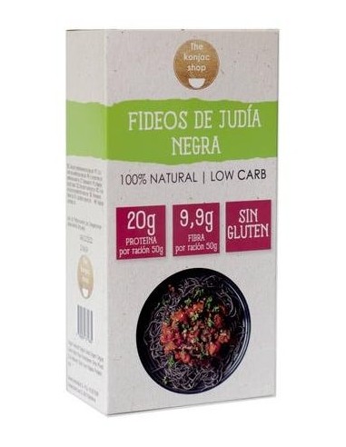 The Konjac Shop Fideos De Judia Nega Bio 250G