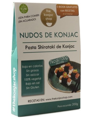 The Konjac Shop Nudos De Konjac Bio 200G