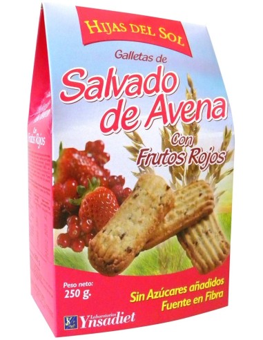 Hijas Del Sol Gall. Salvado Avena Frutos Roj 250G