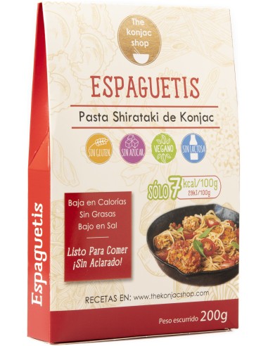 The Konjac Shop Espaguetis De Konjac Bio 200G