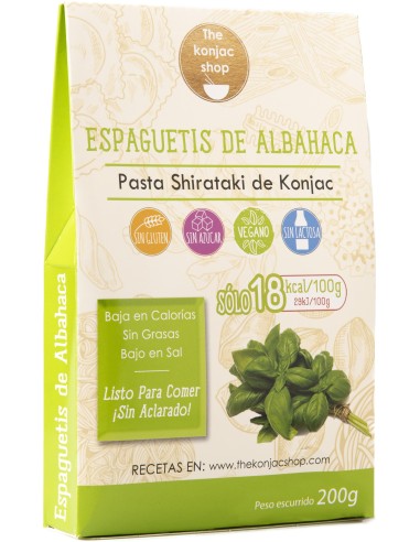 Espaguetis De Albahaca De Konjac 200 G