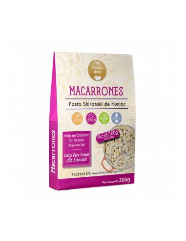 The Konjac Shop Macarrones De Konjac Bio 200G