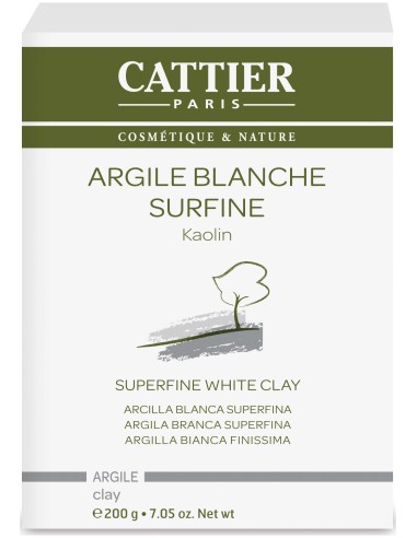 Cattier Argile Blanche Surfine 200 G