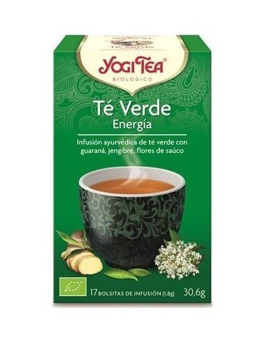 Yogi Tea Energia Te Verde 17 Bolsitas