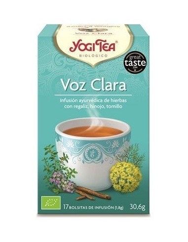 Yogi Tea  Voz Clara 17 Bolsitas