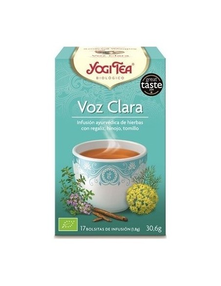 Yogi Tea  Voz Clara 17 Bolsitas