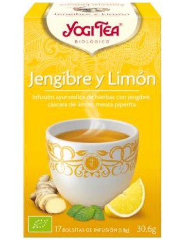 Yogi Tea  Jengibre Y Limon 17 Bolsitas