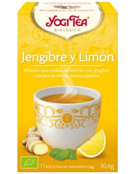 Yogi Tea  Jengibre Y Limon 17 Bolsitas