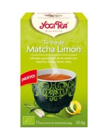 Yogi Tea Te Verde Matcha Limon 17 Filtros X 1,8 G