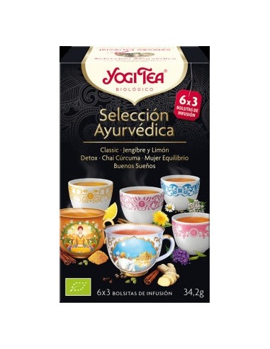 Yogi Tea Seleccion Ayurvedica 6 X 3 18 Bolsitas