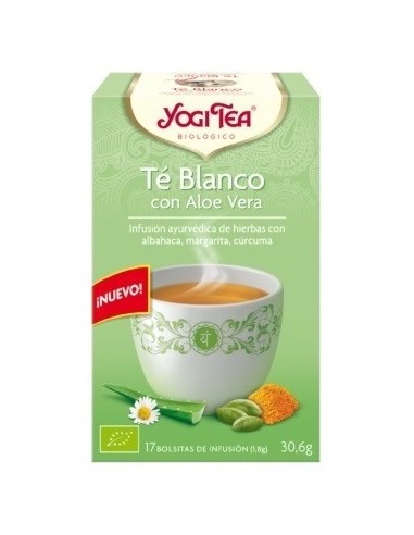 Yogi Tea Te Blanco Con Aloe Vera 17 Filtros