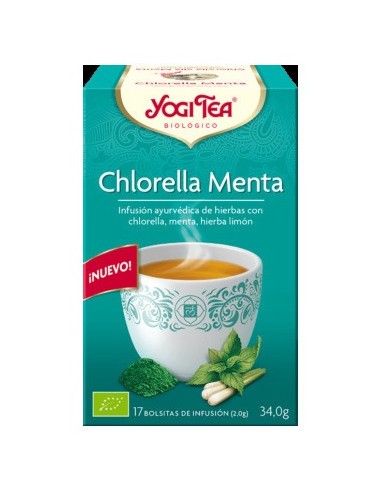 Yogi Tea Infusión Menta Chlorella 17 Sobres