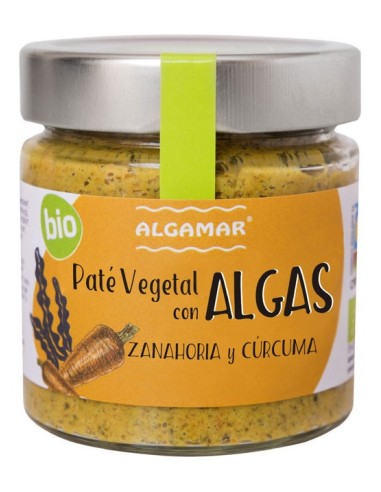 Pate Vegetal Con Algas, Zanahoria Y Curcuma 180 G