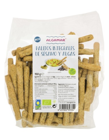 Palitos Sesamo Y Algas Con Aceite De Oliva 100 G