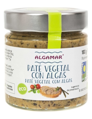 Algamar Paté Vegetal De Algas Con Tofu 180G