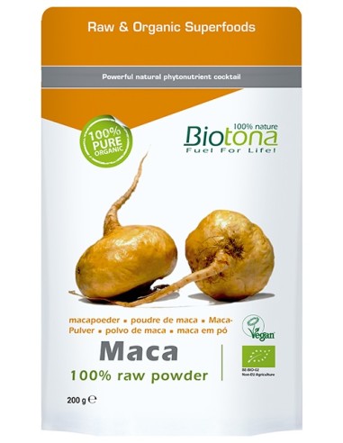 Biotona Maca En Polvo Raw Superfood Bio 200G