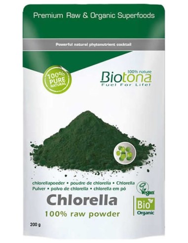 Chlorella Cruda En Polvo Chlorella Raw Powder 200G