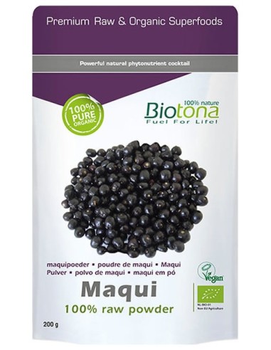 Biotona Maqui Raw Powder Superfood Bio 200G