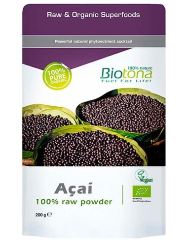 Biotona Acai Raw Powder Superfood Bio 200G